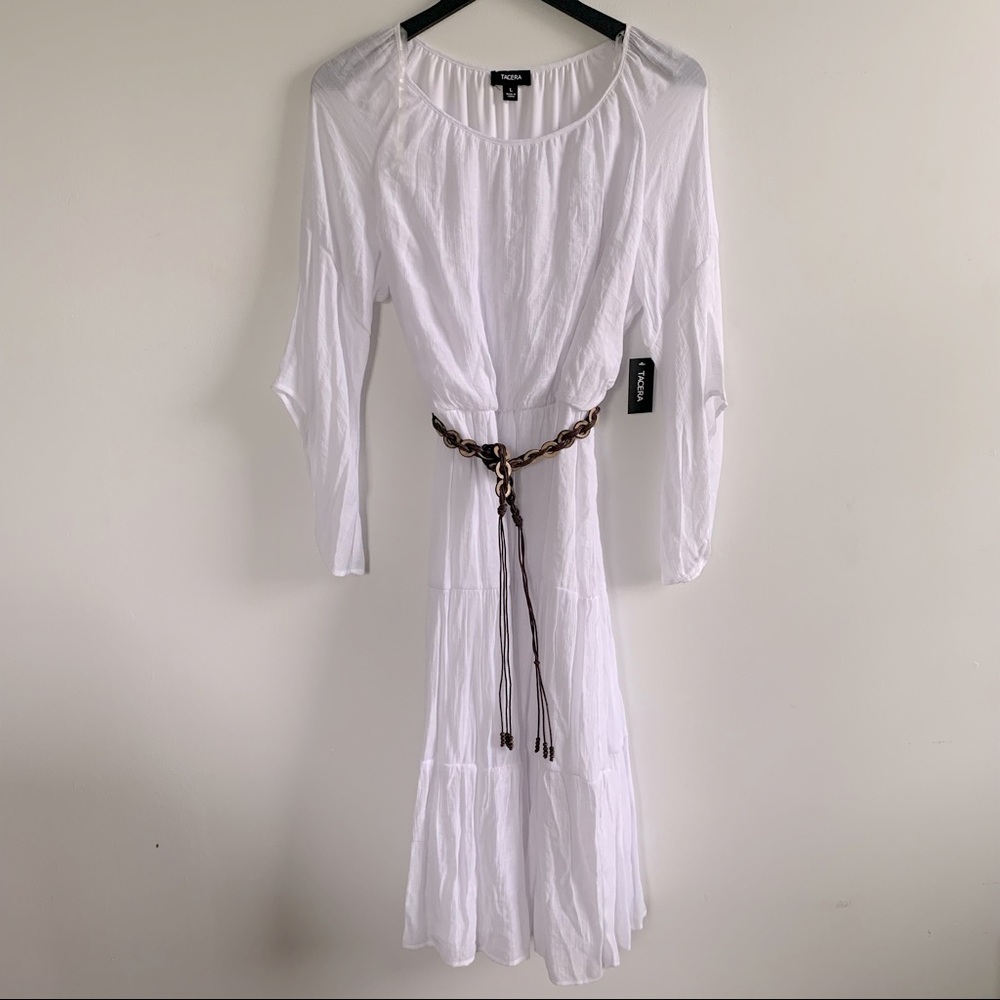 Tacera White Dress
